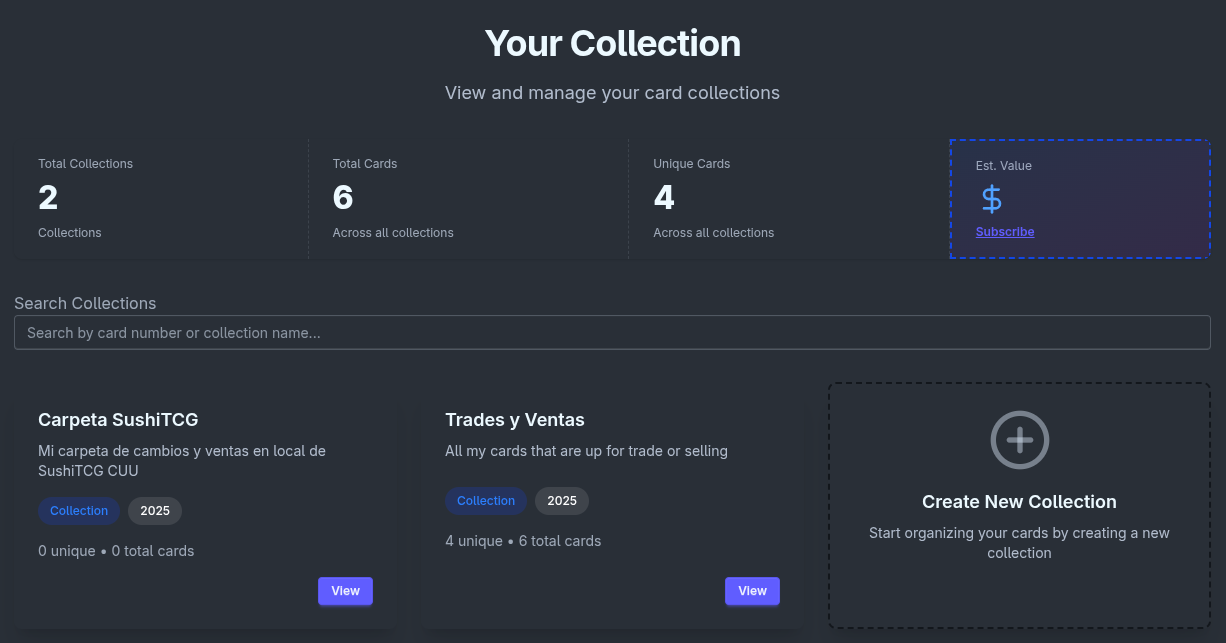 Panel de Intercambios